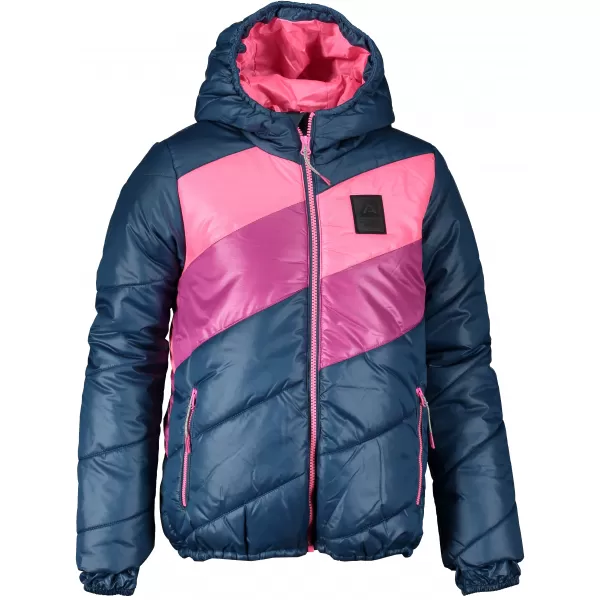  Kabát ALPINE PRO MERIKO KJCS181 KÉK/RÓZSASZÍN 