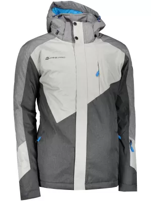 Férfi sí kabát ALPINE PRO SARDAR 4 MJCS450 SZÜRKE