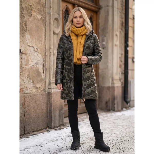  Női kabát SAM 73 ALISHA WB 806 SÖTÉTZÖLD 