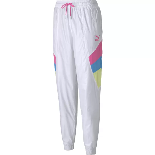  Női nadrág PUMA TFS TRACK PANT WOVEN FEHÉR 