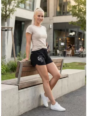 Női rövidnadrág ALTISPORT KAKOSA FEKETE