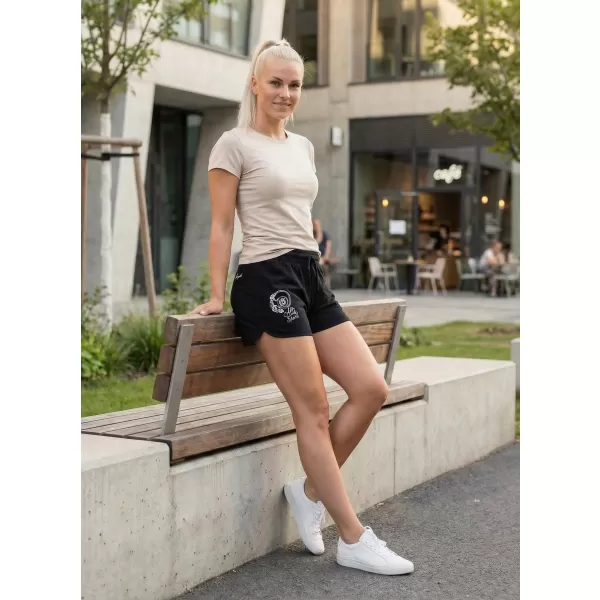  Női rövidnadrág ALTISPORT KAKOSA FEKETE 