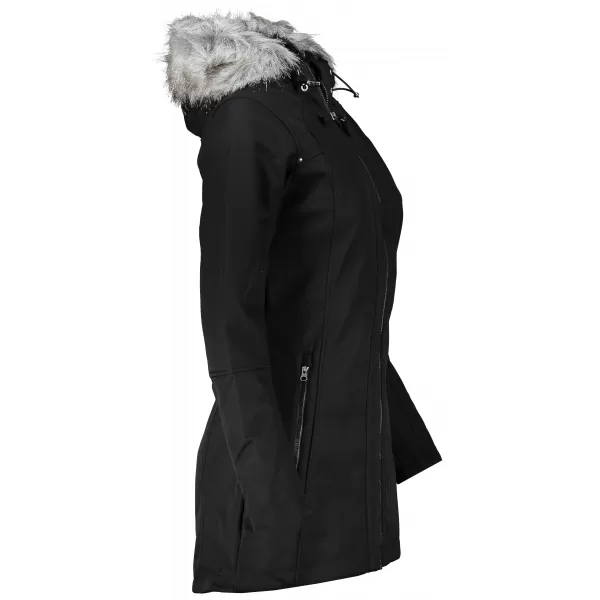  Hölgyek softshell kabátja ALPINE PRO MASIA LCTS137 FEKETE 