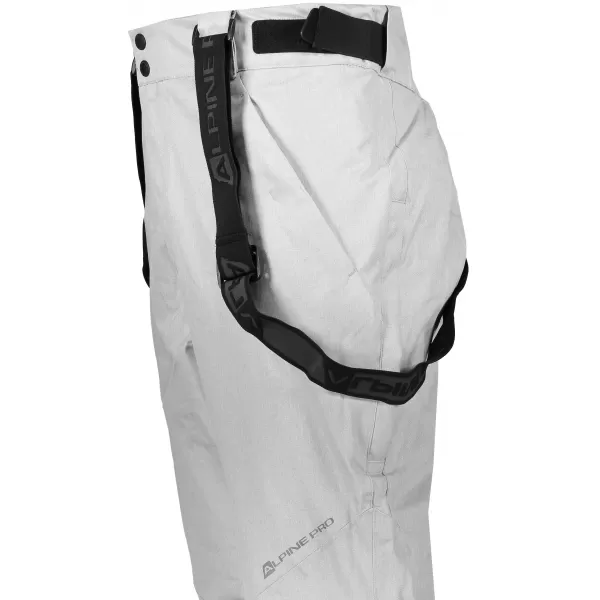  Férfi sí nadrág ALPINE PRO SANGO 8 MPAS477 SZÜRKE 