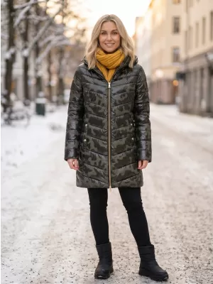 Női kabát SAM 73 ALISHA WB 806 SÖTÉTZÖLD