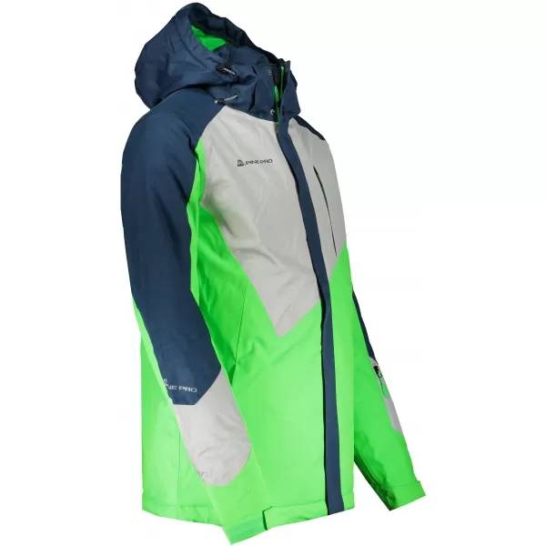  Férfi sí kabát ALPINE PRO SARDAR 4 MJCS450 ZÖLD 