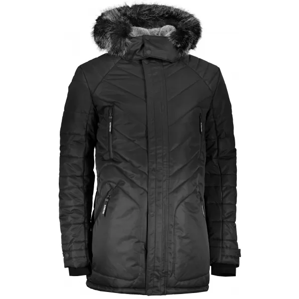  Férfi téli kabát ALPINE PRO ICYB 6 MJCS432 FEKETE 