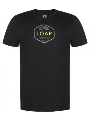Férfi póló LOAP BENSON CLM2087 FEKETE
