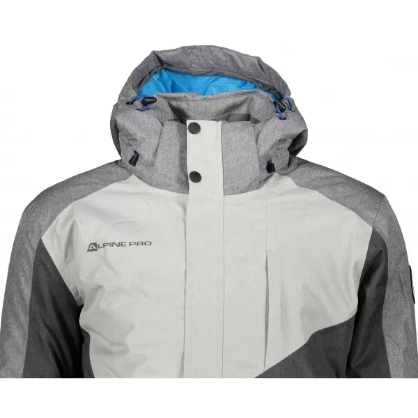  Férfi sí kabát ALPINE PRO SARDAR 4 MJCS450 SZÜRKE 