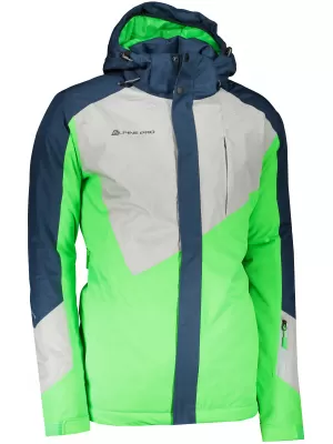 Férfi sí kabát ALPINE PRO SARDAR 4 MJCS450 ZÖLD