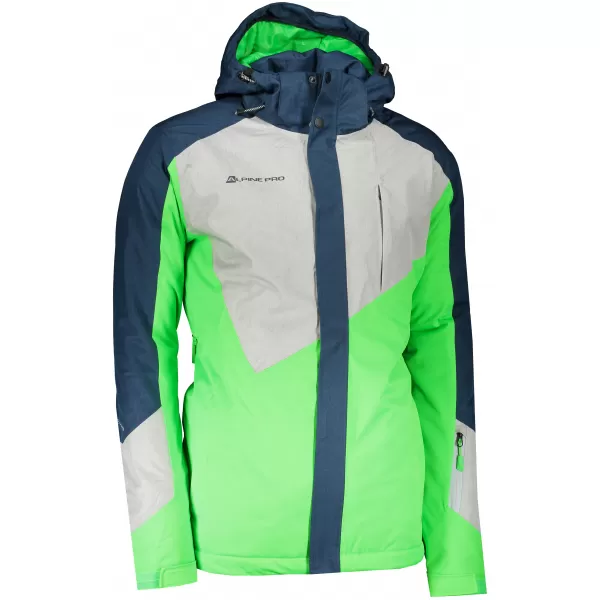  Férfi sí kabát ALPINE PRO SARDAR 4 MJCS450 ZÖLD 