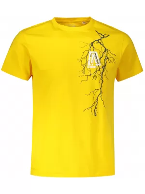 Pánské triko ALTISPORT CARRYOVER ALM027F29 ŽLUTÁ