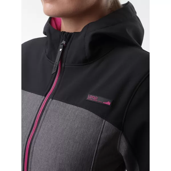  Női softshell kabát LOAP LYANA SFW2018 FEKETE 
