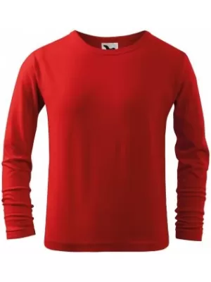 Gyermek póló MALFINI FIT-T LS 121 PIROS