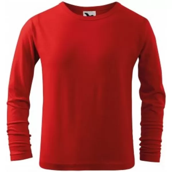  Gyermek póló MALFINI FIT-T LS 121 PIROS 