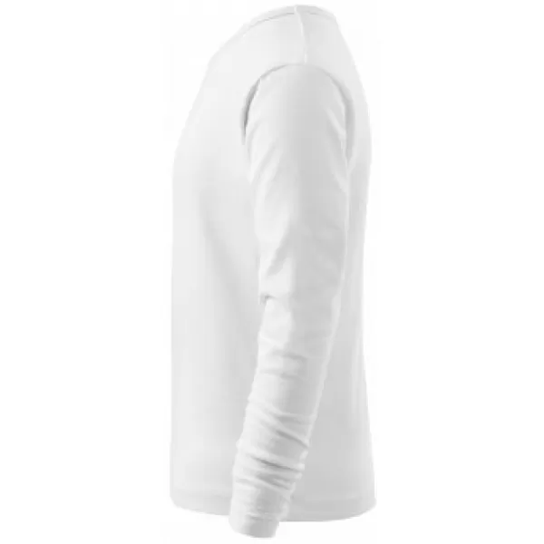  Gyermek póló MALFINI FIT-T LS 121 FEHÉR 