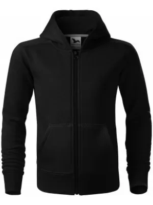 Gyermek pulóver MALFINI TRENDY ZIPPER 412 FEKETE