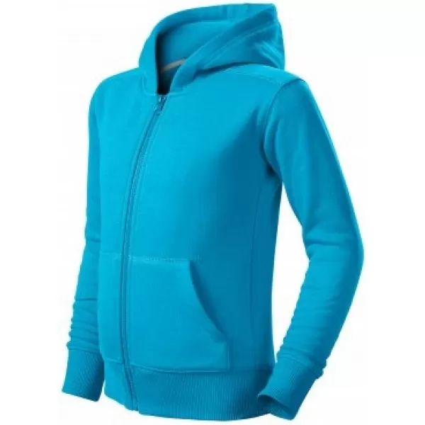  Gyermek pulóver MALFINI TRENDY ZIPPER 412 TÜRKIZ 