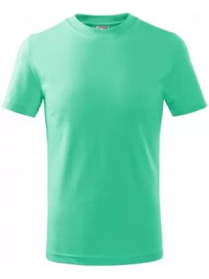 Gyermek póló MALFINI BASIC 138 MENTA
