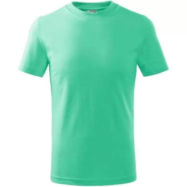  Gyermek póló MALFINI BASIC 138 MENTA 