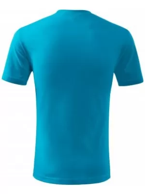 Gyermek póló MALFINI CLASSIC NEW 135 TÜRKIZ