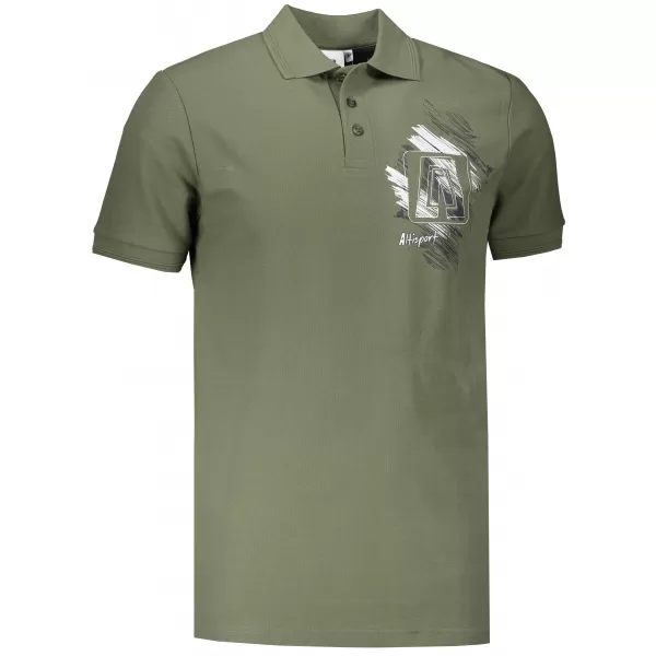  Férfi póló ALTISPORT ALM032203 KHAKI 