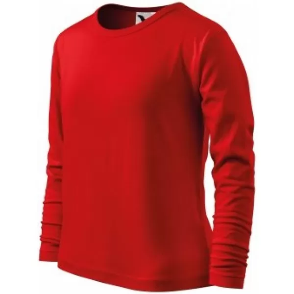  Gyermek póló MALFINI FIT-T LS 121 PIROS 