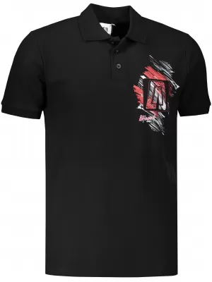 Férfi póló ALTISPORT ALM032203 FEKETE