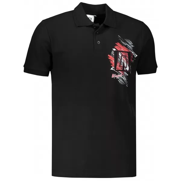  Férfi póló ALTISPORT ALM032203 FEKETE 