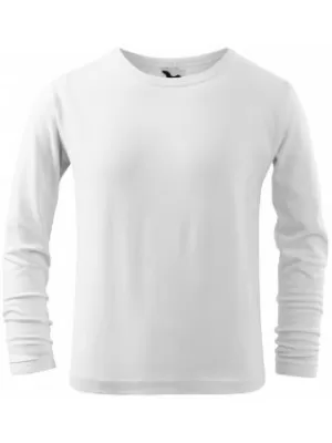 Gyermek póló MALFINI FIT-T LS 121 FEHÉR