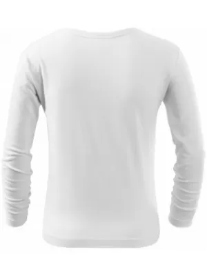 Gyermek póló MALFINI FIT-T LS 121 FEHÉR