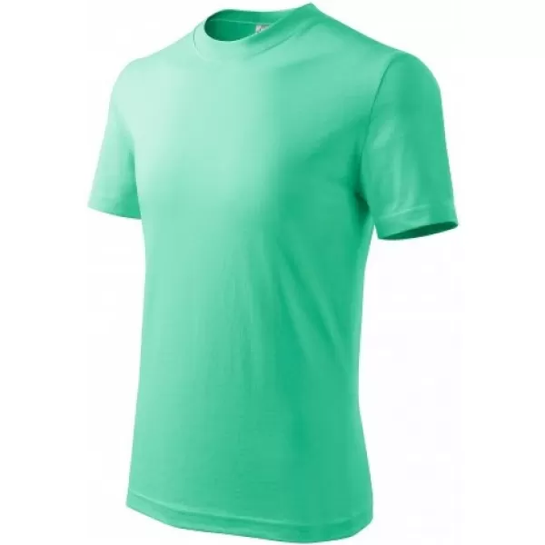  Gyermek póló MALFINI BASIC 138 MENTA 