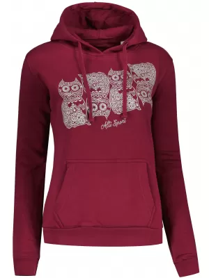 Női pulóver ALTISPORT ALW005JN795 BURGUNDIA