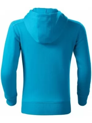 Gyermek pulóver MALFINI TRENDY ZIPPER 412 TÜRKIZ