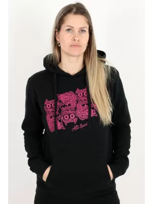 Női pulóver ALTISPORT ALW005JN795 FEKETE RÓZSASZÍN