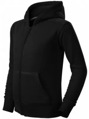 Gyermek pulóver MALFINI TRENDY ZIPPER 412 FEKETE