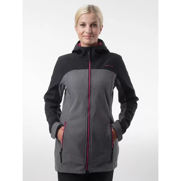  Női softshell kabát LOAP LYANA SFW2018 FEKETE 