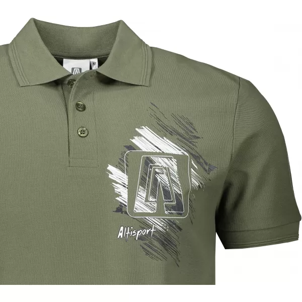 Férfi póló ALTISPORT ALM032203 KHAKI 