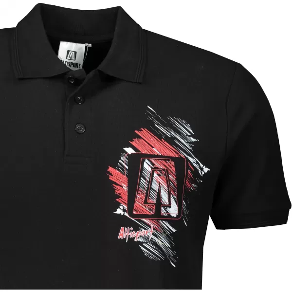  Férfi póló ALTISPORT ALM032203 FEKETE 