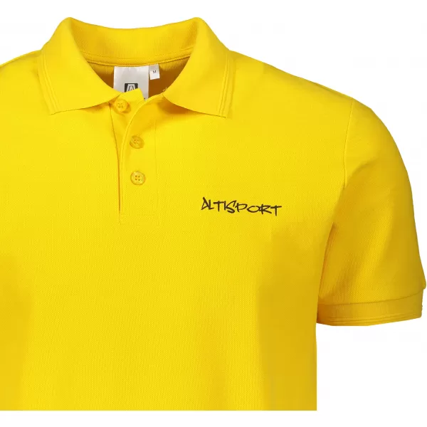  Férfi póló gallérral ALTISPORT ALM013203 SÁRGA 