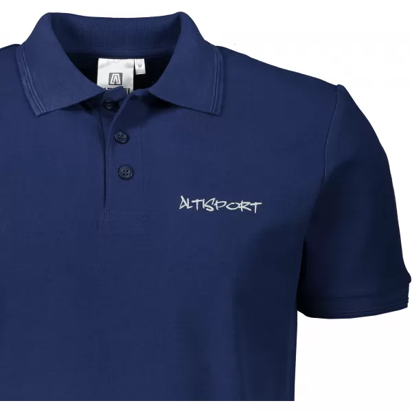  Férfi póló gallérral ALTISPORT ALM013203 ÉJKÉK 