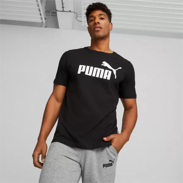  Férfi póló PUMA ESS LOGO TEE PUMA FEKETE 