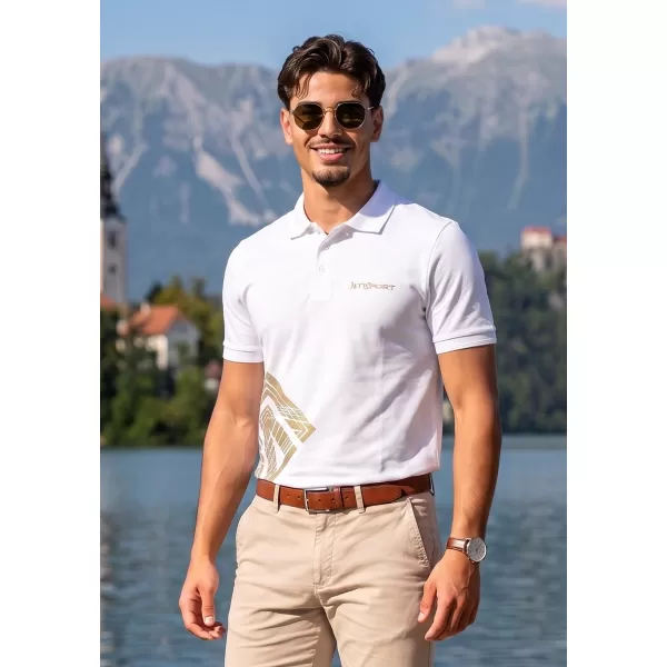  Férfi póló gallérral ALTISPORT ALM013203 FEHÉR 
