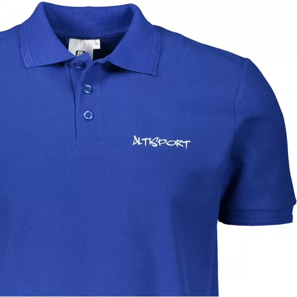  Férfi póló gallérral ALTISPORT ALM013203 KIRÁLYKÉK 