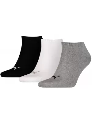 Zokni PUMA SNEAKER PLAIN 3P SZÜRKE