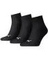 Zokni PUMA QUARTER PLAIN 3P FEKETE