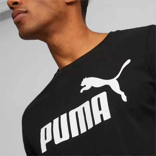  Férfi póló PUMA ESS LOGO TEE PUMA FEKETE 