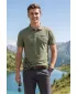 Férfi póló gallérral ALTISPORT ALM013203 KHAKI
