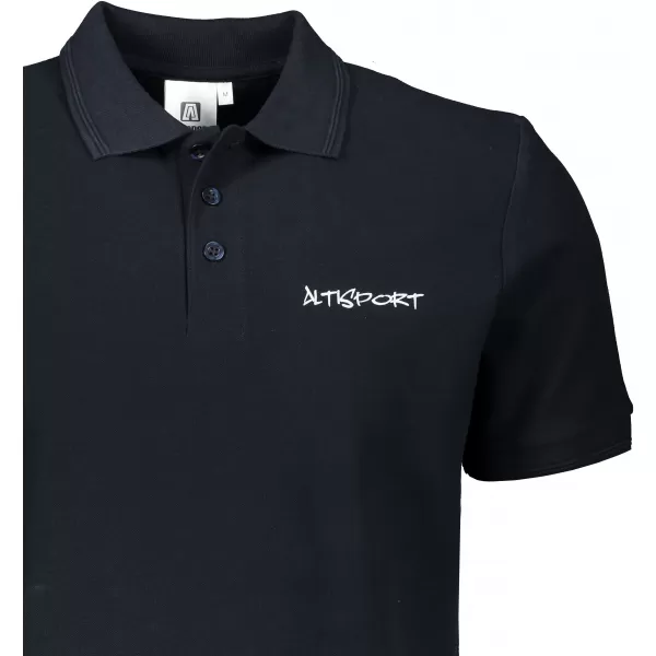  Férfi póló gallérral ALTISPORT ALM013203 SÖTÉTKÉK 