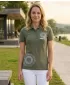 Női póló gallérral ALTISPORT ALW024210 KHAKI